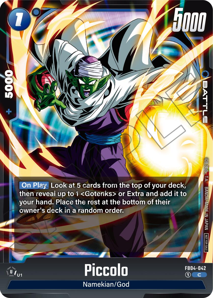 Piccolo (Limited Pack 01) [Fusion World Promotion Cards] | Total Play