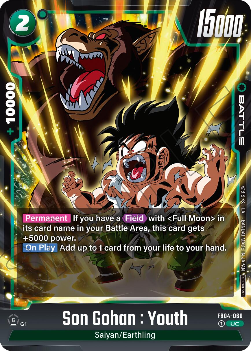 Son Gohan : Youth (Limited Pack 01) [Fusion World Promotion Cards] | Total Play