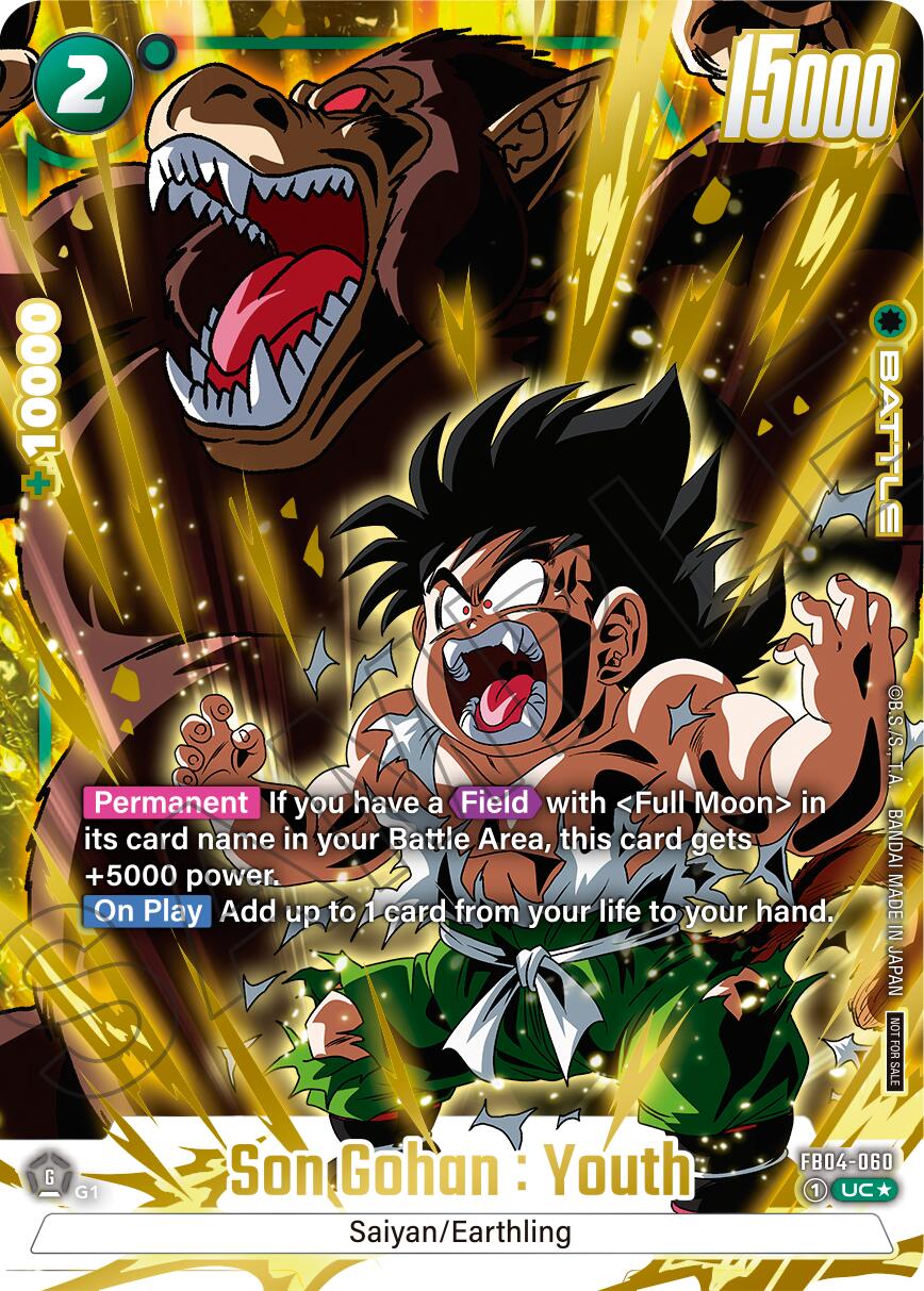 Son Gohan : Youth (Alternate Art - Limited Pack 01) [Fusion World Promotion Cards] | Total Play