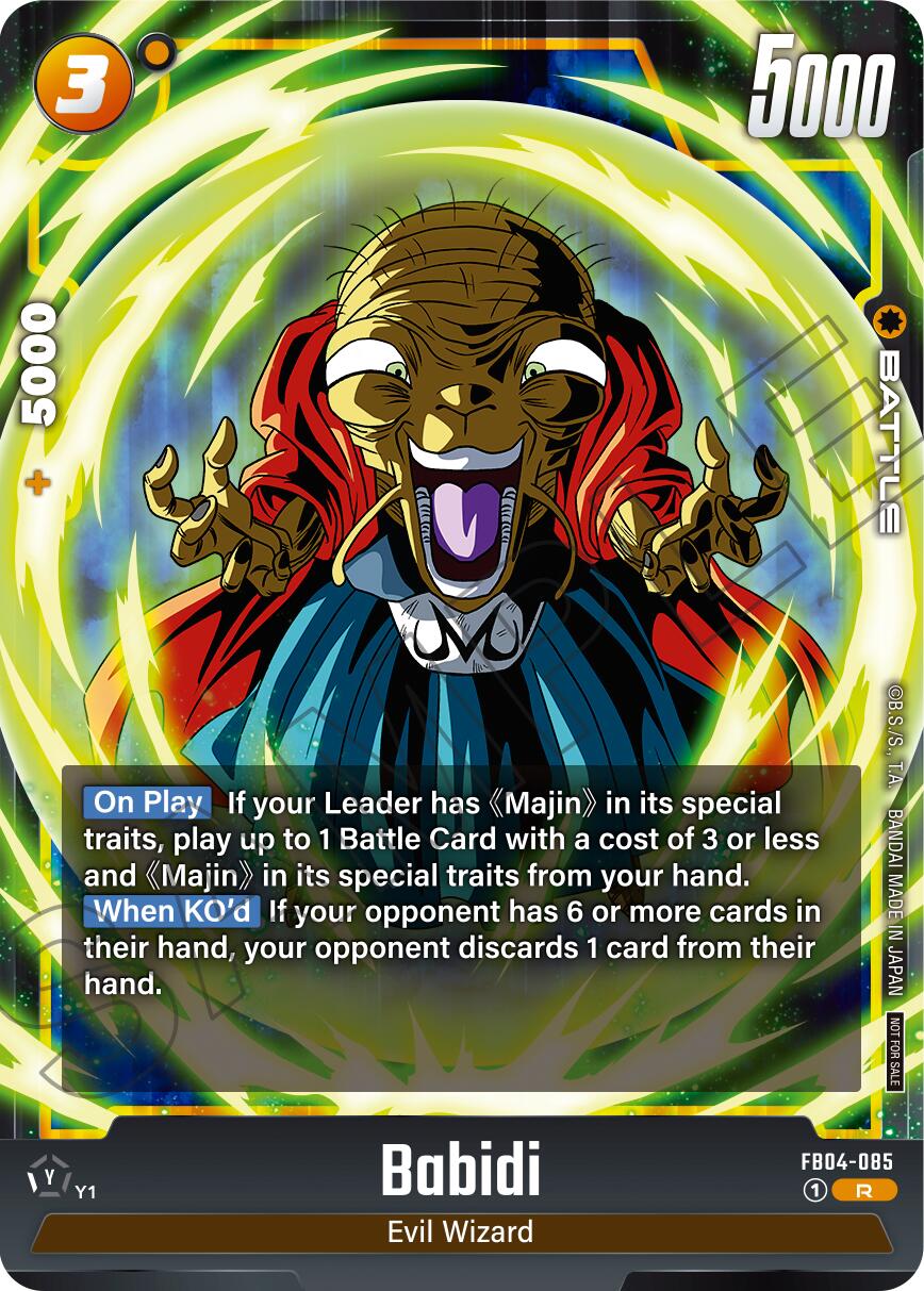 Babidi (Limited Pack 01) [Fusion World Promotion Cards] | Total Play