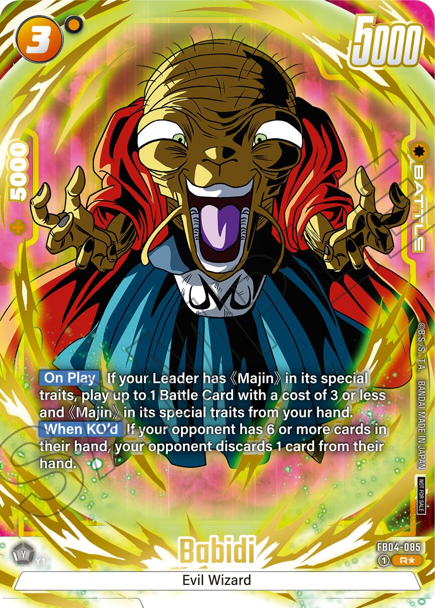 Babidi (Alternate Art - Limited Pack 01) [Fusion World Promotion Cards] | Total Play