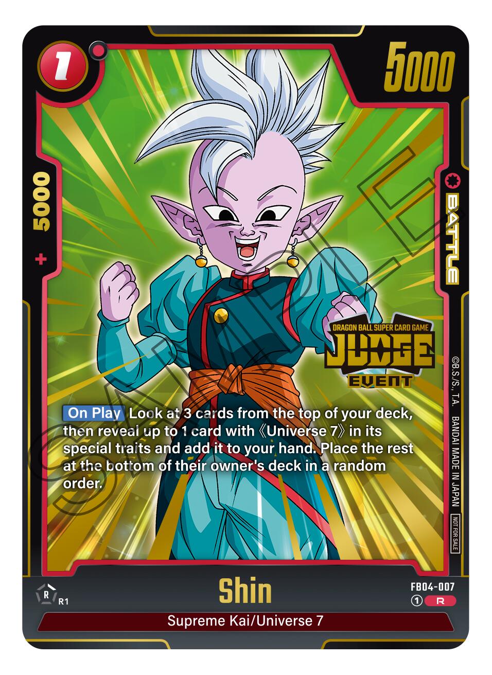 Shin (Judge Pack 03 - Event Judge) [Fusion World Promotion Cards] | Total Play