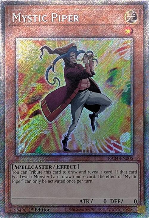 Mystic Piper [RA04-EN005] Platinum Secret Rare | Total Play