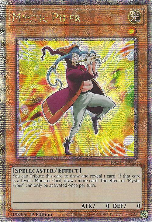 Mystic Piper [RA04-EN005] Quarter Century Secret Rare | Total Play