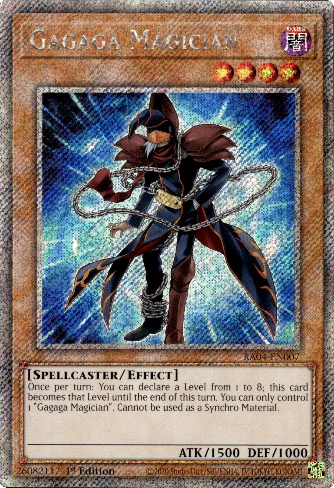 Gagaga Magician [RA04-EN007] Platinum Secret Rare | Total Play