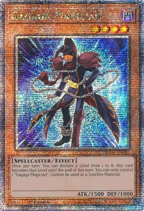 Gagaga Magician [RA04-EN007] Quarter Century Secret Rare | Total Play