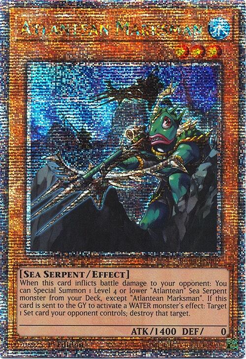 Atlantean Marksman [RA04-EN009] Quarter Century Secret Rare | Total Play
