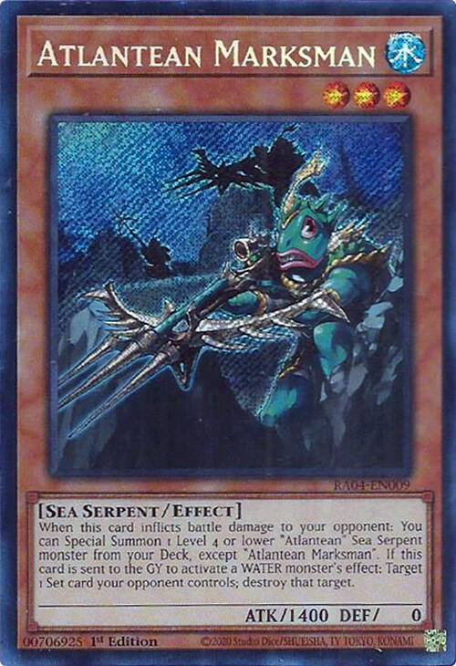 Atlantean Marksman [RA04-EN009] Secret Rare | Total Play