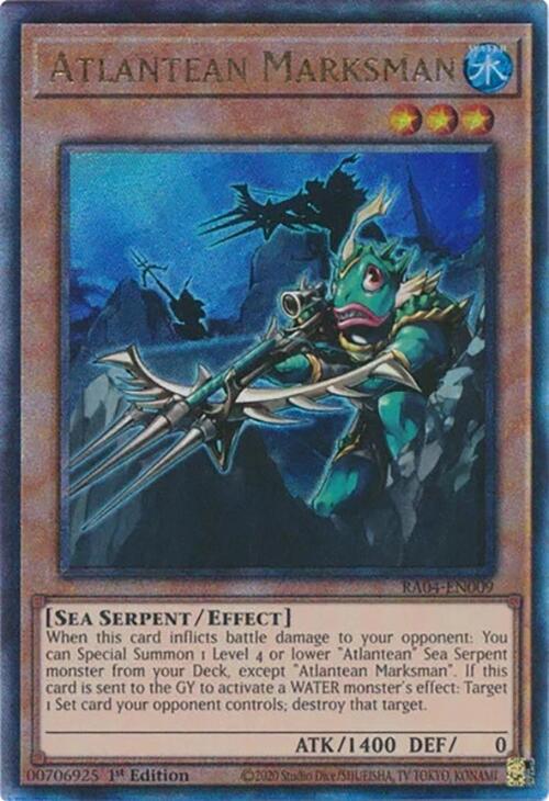 Atlantean Marksman [RA04-EN009] Prismatic Ultimate Rare | Total Play