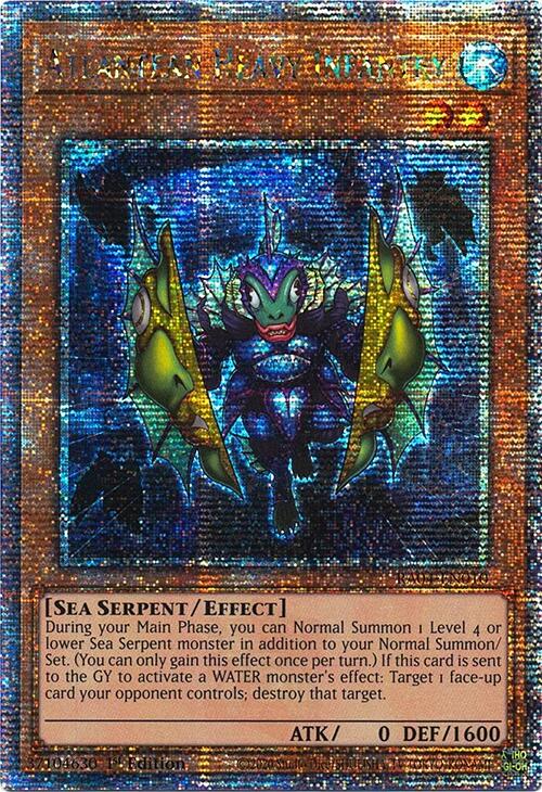 Atlantean Heavy Infantry [RA04-EN010] Quarter Century Secret Rare | Total Play