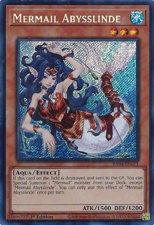 Mermail Abysslinde [RA04-EN011] Secret Rare | Total Play
