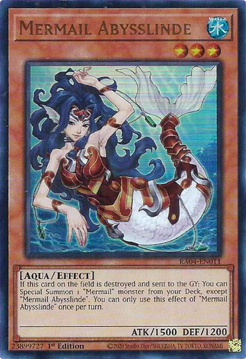 Mermail Abysslinde [RA04-EN011] Ultra Rare | Total Play