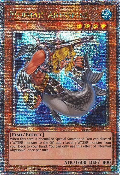 Mermail Abysspike [RA04-EN012] Quarter Century Secret Rare | Total Play