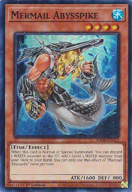 Mermail Abysspike [RA04-EN012] Super Rare | Total Play