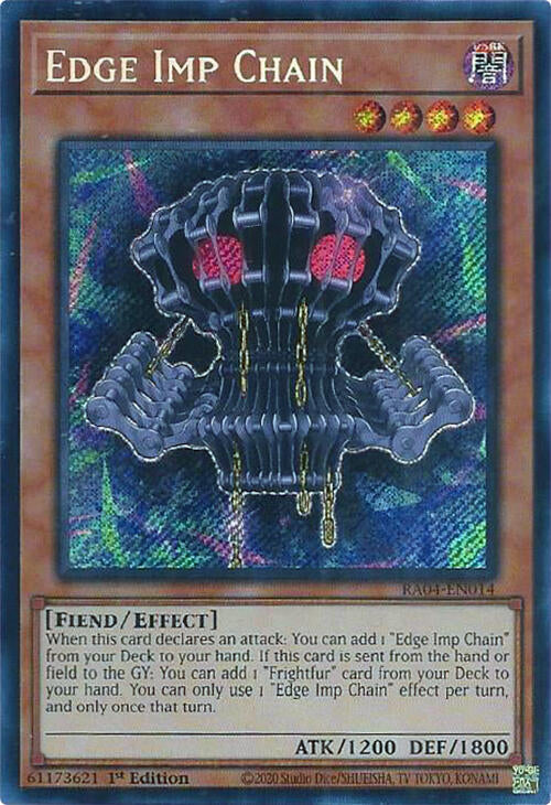 Edge Imp Chain [RA04-EN014] Secret Rare | Total Play