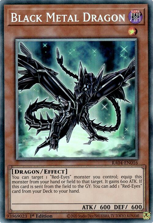 Black Metal Dragon [RA04-EN016] Prismatic Collector's Rare | Total Play