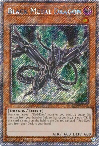 Black Metal Dragon [RA04-EN016] Platinum Secret Rare | Total Play
