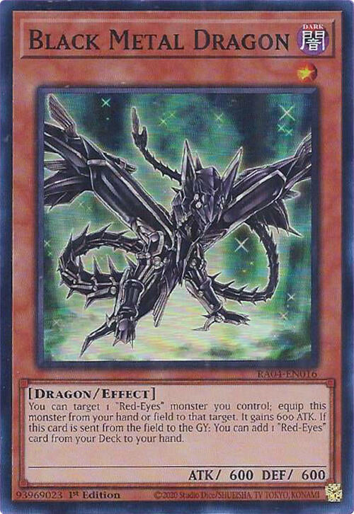 Black Metal Dragon [RA04-EN016] Super Rare | Total Play