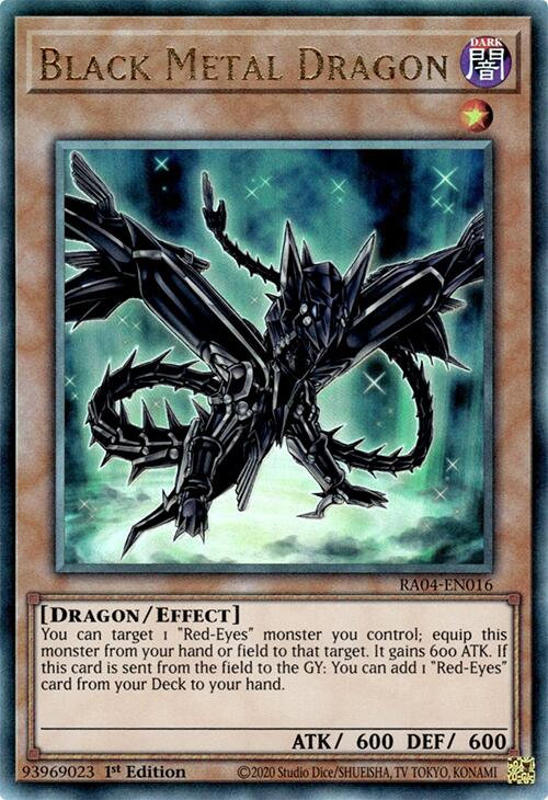 Black Metal Dragon [RA04-EN016] Prismatic Ultimate Rare | Total Play
