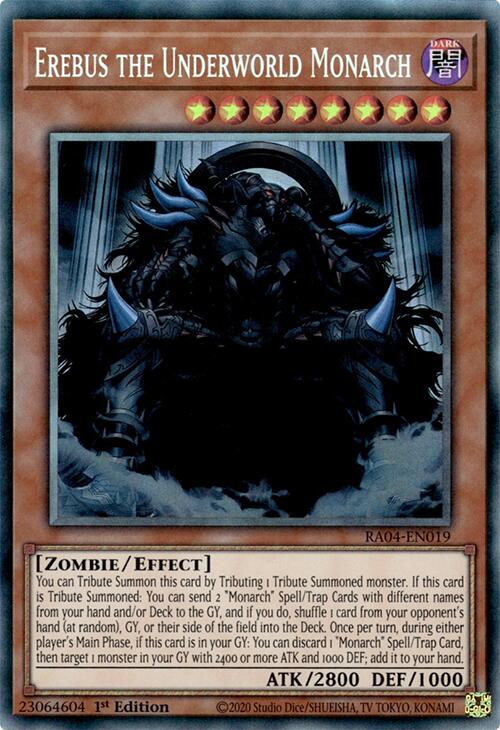 Erebus the Underworld Monarch [RA04-EN019] Prismatic Collector's Rare | Total Play