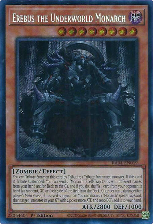 Erebus the Underworld Monarch [RA04-EN019] Secret Rare | Total Play