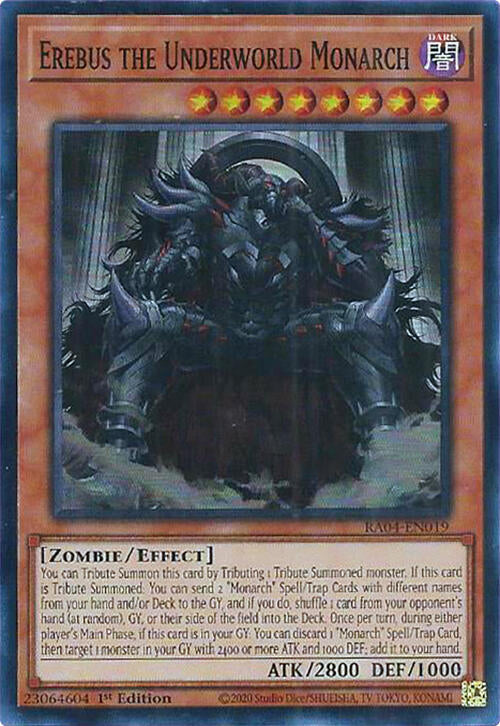 Erebus the Underworld Monarch [RA04-EN019] Super Rare | Total Play