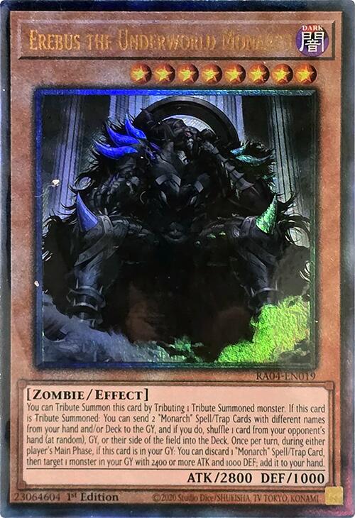 Erebus the Underworld Monarch [RA04-EN019] Prismatic Ultimate Rare | Total Play