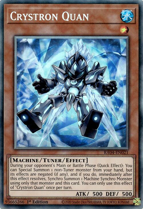 Crystron Quan [RA04-EN021] Prismatic Collector's Rare | Total Play