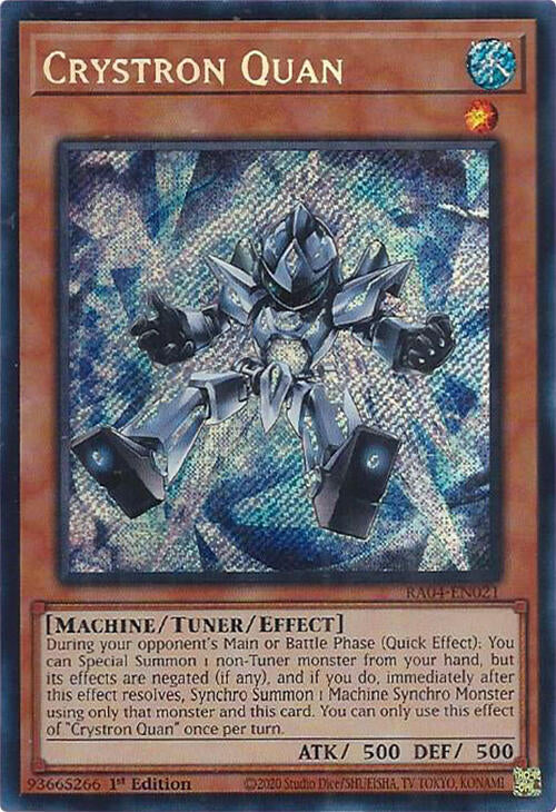Crystron Quan [RA04-EN021] Secret Rare | Total Play