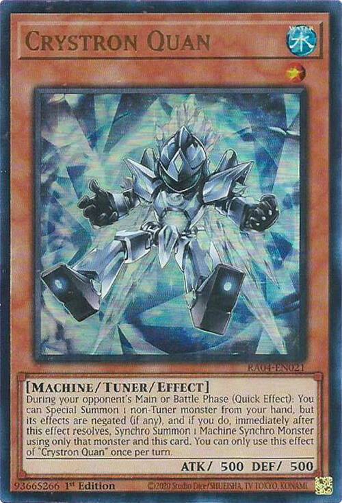 Crystron Quan [RA04-EN021] Ultra Rare | Total Play