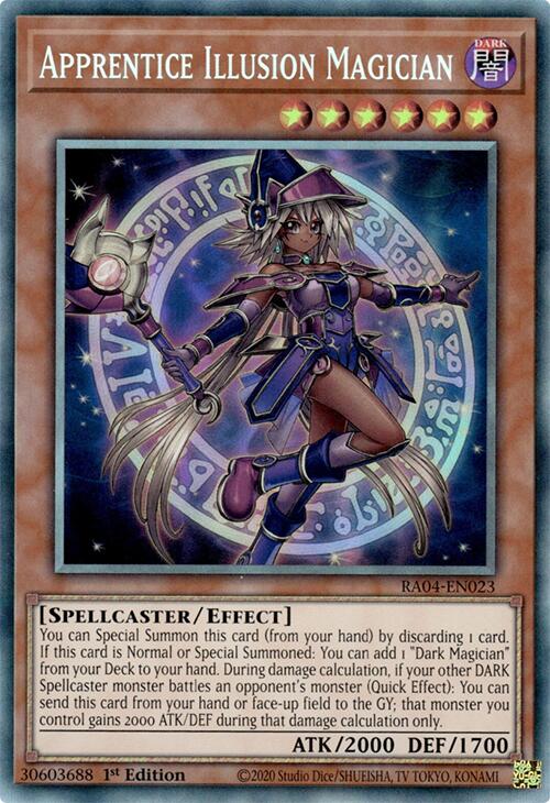 Apprentice Illusion Magician [RA04-EN023] Prismatic Collector's Rare | Total Play