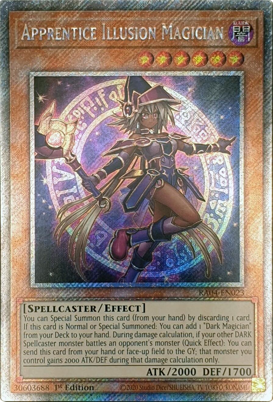 Apprentice Illusion Magician [RA04-EN023] Platinum Secret Rare | Total Play