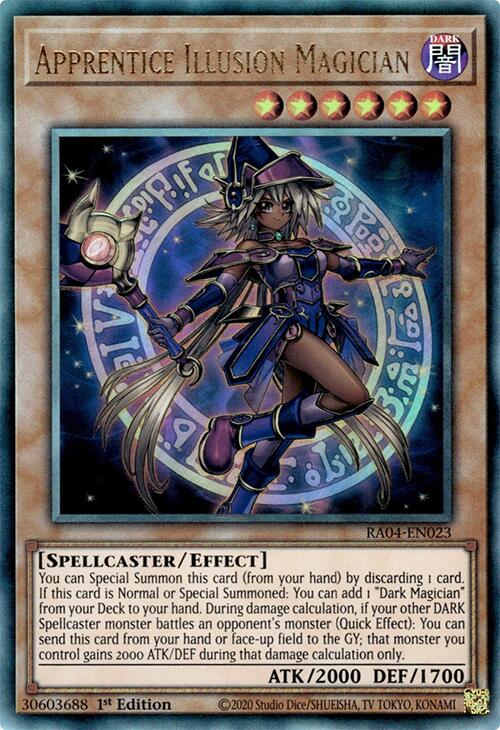 Apprentice Illusion Magician [RA04-EN023] Prismatic Ultimate Rare | Total Play