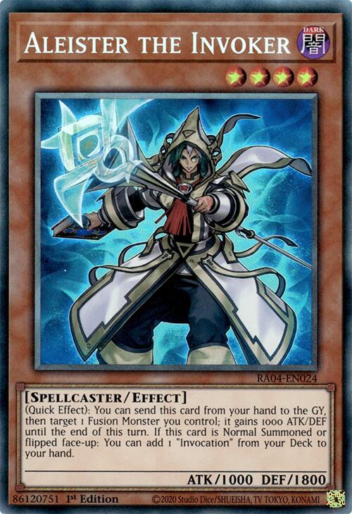 Aleister the Invoker (Alternate Art) [RA04-EN024] Prismatic Collector's Rare | Total Play