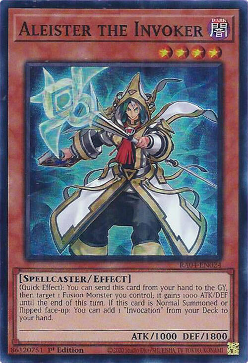 Aleister the Invoker (Alternate Art) [RA04-EN024] Super Rare | Total Play