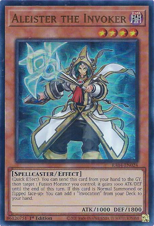 Aleister the Invoker (Alternate Art) [RA04-EN024] Ultra Rare | Total Play