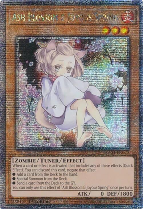 Ash Blossom & Joyous Spring (Alternate Art) [RA04-EN025] Quarter Century Secret Rare | Total Play