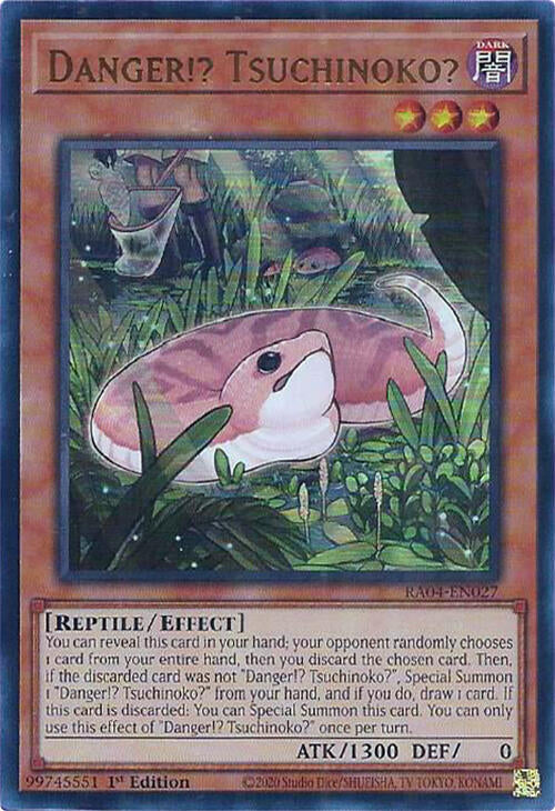 Danger!? Tsuchinoko? [RA04-EN027] Ultra Rare | Total Play