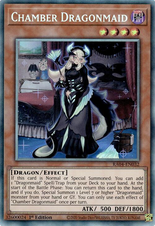 Chamber Dragonmaid [RA04-EN032] Prismatic Collector's Rare | Total Play
