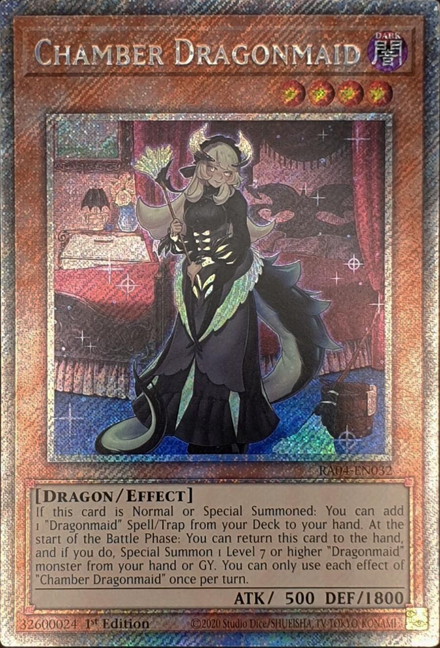 Chamber Dragonmaid [RA04-EN032] Platinum Secret Rare | Total Play