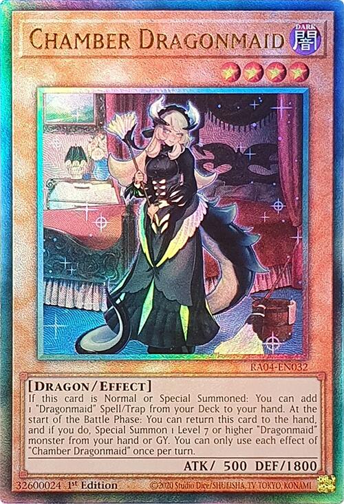 Chamber Dragonmaid [RA04-EN032] Prismatic Ultimate Rare | Total Play