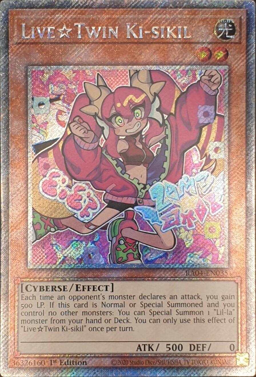 LiveTwin Ki-sikil [RA04-EN035] Platinum Secret Rare | Total Play
