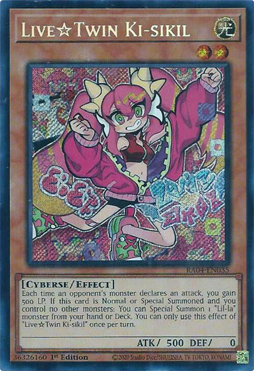 LiveTwin Ki-sikil [RA04-EN035] Secret Rare | Total Play
