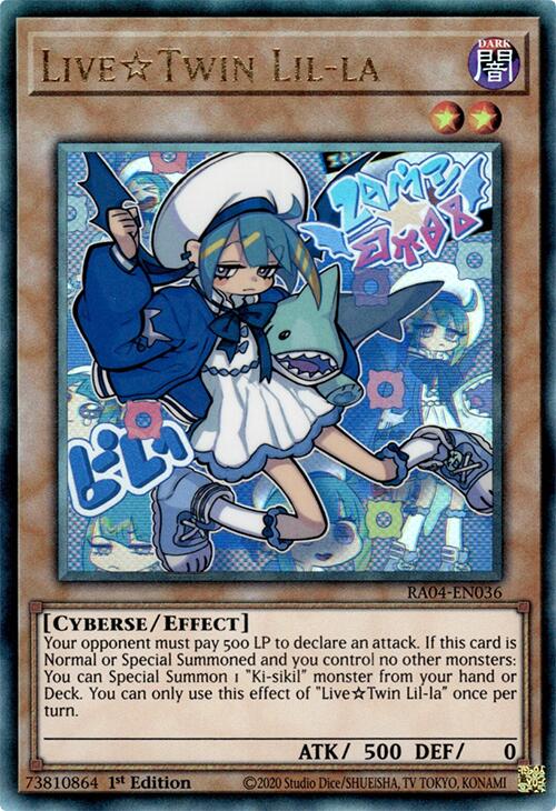 LiveTwin Lil-la [RA04-EN036] Prismatic Ultimate Rare | Total Play