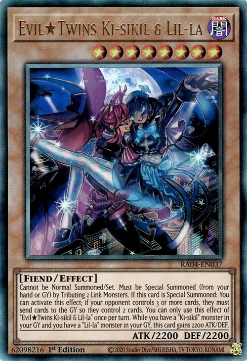 EvilTwins Ki-sikil & Lil-la [RA04-EN037] Prismatic Ultimate Rare | Total Play