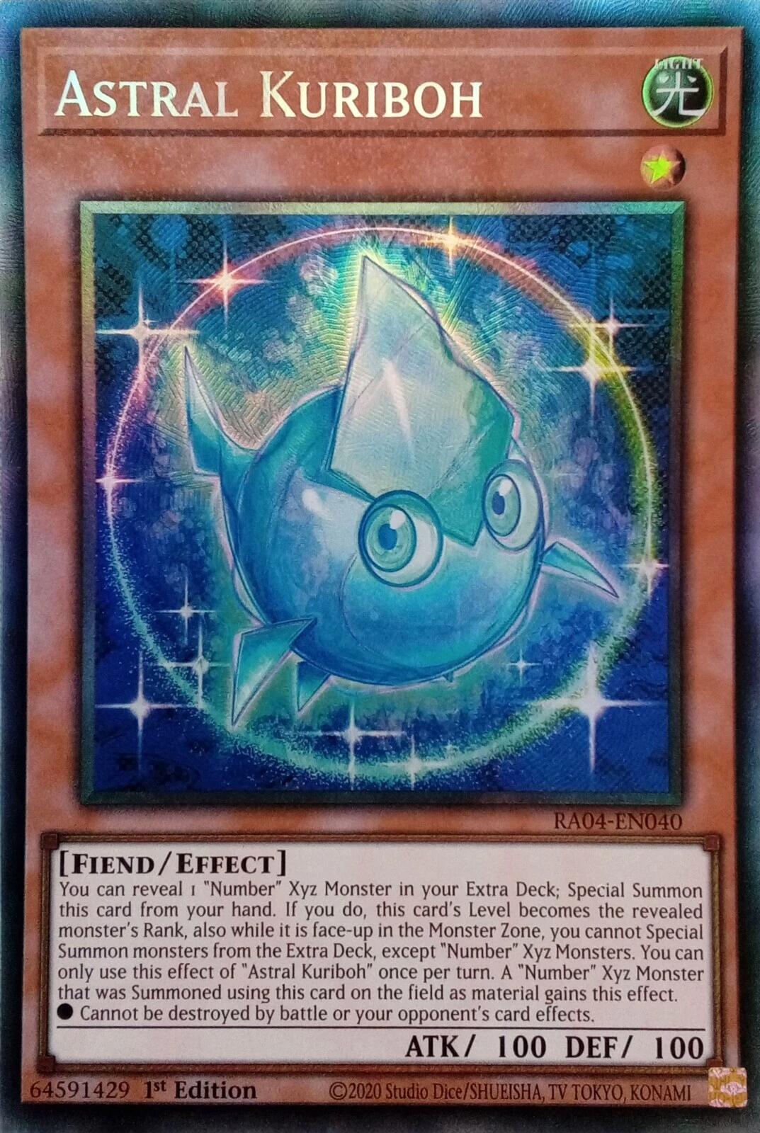Astral Kuriboh [RA04-EN040] Prismatic Collector's Rare | Total Play