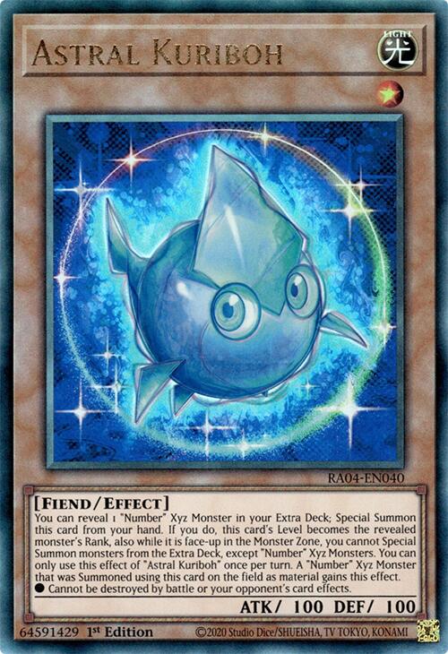 Astral Kuriboh [RA04-EN040] Prismatic Ultimate Rare | Total Play
