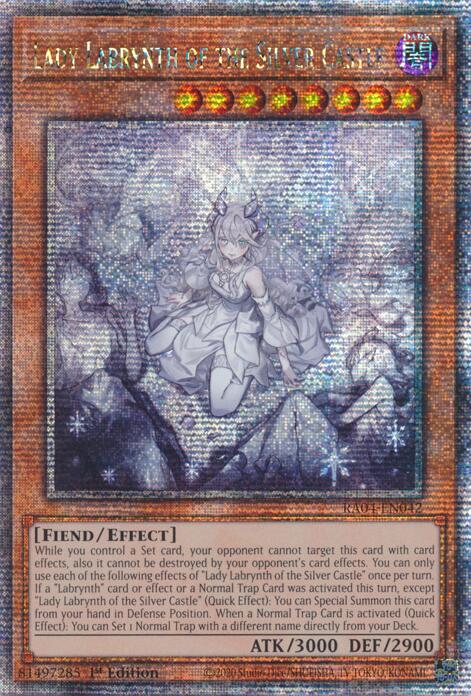 Lady Labrynth of the Silver Castle (New Art) [RA04-EN042] Quarter Century Secret Rare | Total Play