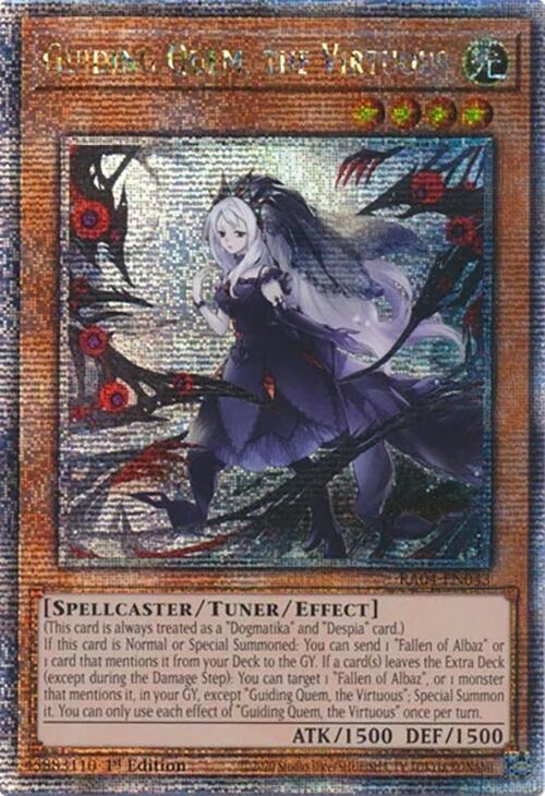 Guiding Quem, the Virtuous [RA04-EN043] Quarter Century Secret Rare | Total Play
