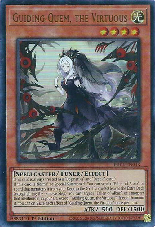 Guiding Quem, the Virtuous [RA04-EN043] Ultra Rare | Total Play